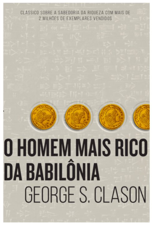 Capa do livro O homem mais rico da Babilônia